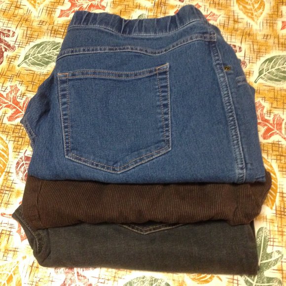 Lot of 3 jeans Just My Size and Graff size 1X - Picture 1 of 12